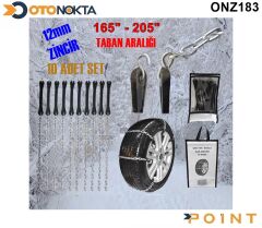 KAR ZİNCİRİ LASTİK 165*205 KALİTELİ 10 PARÇA ÇELİK