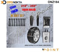 KAR ZİNCİRİ LASTİK 215*255 KALİTELİ 10 PARÇA ÇELİK