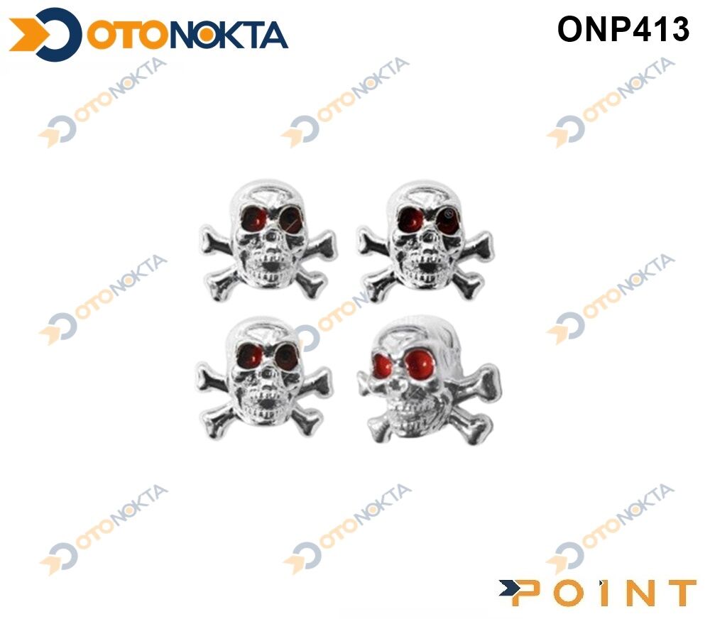 SİBOP KAPAĞI 4 LÜ KURU KAFA KROM POİNT