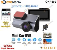 KAMERA KAYIT ÖN ARKA 3 KAMERALI KALİTELİ