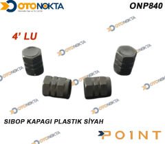 SİBOP KAPAĞI 4 LÜ PLASTİK SİYAH