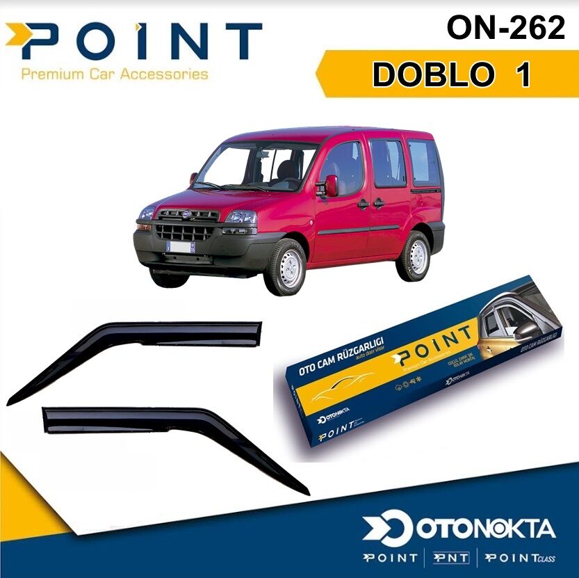 CAM RÜZGARLIĞI 2 Lİ  DOBLO 1 (2 KAPI)  İTHAL