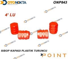 SİBOP KAPAĞI 4 LÜ PLASTİK TURUNCU