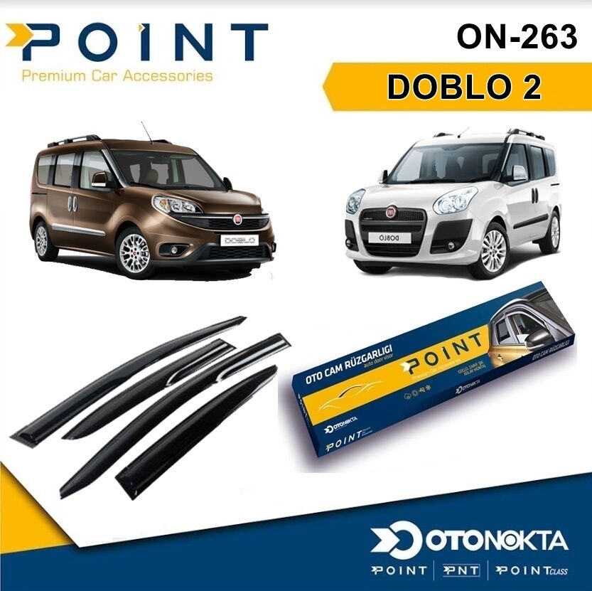 CAM RÜZGARLIĞI 4 LÜ  DOBLO 2 (4 KAPI)  İTHAL