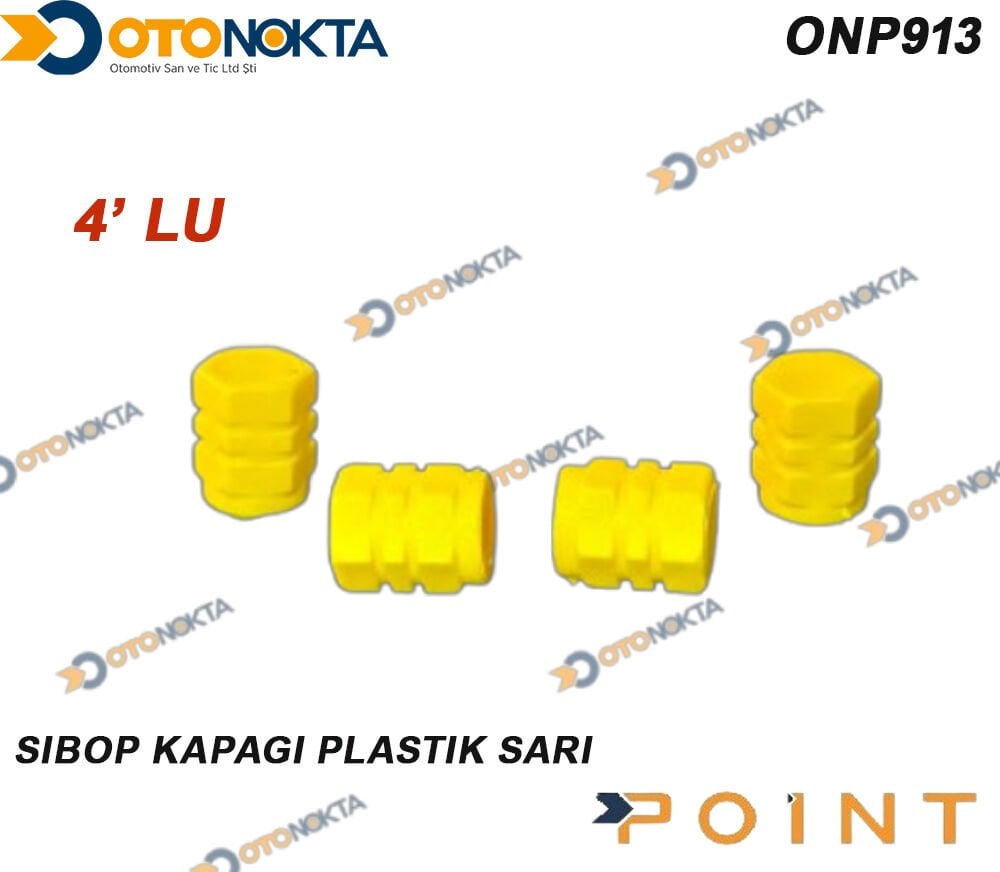 SİBOP KAPAĞI 4 LÜ PLASTİK SARI