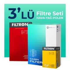 Filtron Renault Master 2.3 Dizel Filtre Bakım Seti (2011-2021) 3 Lü