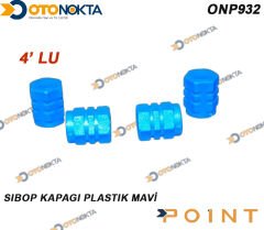 SİBOP KAPAĞI 4 LÜ PLASTİK MAVİ