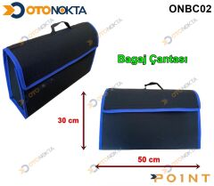 BAGAJ ÇANTASI AVADANLIK SİYAH MAVİ ŞERİT