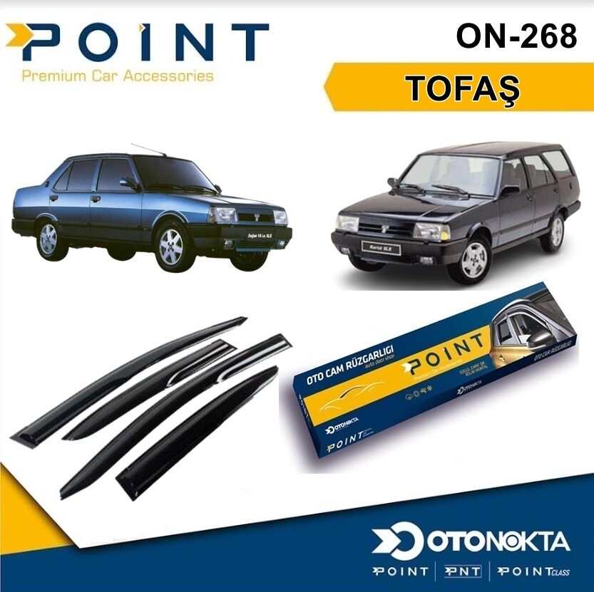 CAM RÜZGARLIĞI 4 LÜ  TOFAŞ   İTHAL