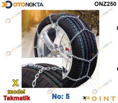 KAR ZİNCİRİ TAKMATİK X TİP NO:5 BAŞ ZİNCİR KNK