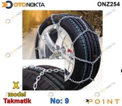KAR ZİNCİRİ TAKMATİK X TİP NO:9 BAŞ ZİNCİR KNK