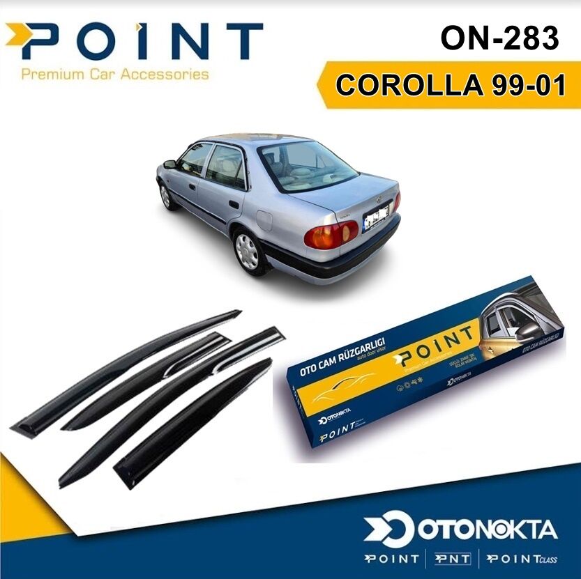 CAM RÜZGARLIĞI 4 LÜ  COROLLA 99-01 İTHAL