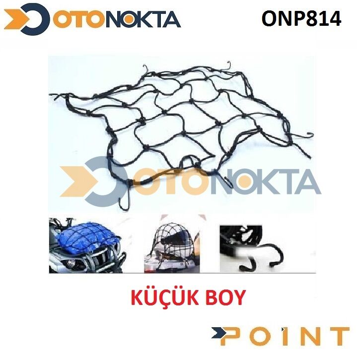 BAGAJ FİLESİ AĞ MODEL SİYAH KÜÇÜK BOY 40X50CM PONT