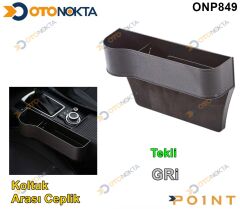 KOLTUK ARASI CEPLİK PLASTİK GRİ İTHAL POİNT