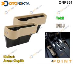 KOLTUK ARASI CEPLİK PLASTİK BEJ  İTHAL POİNT