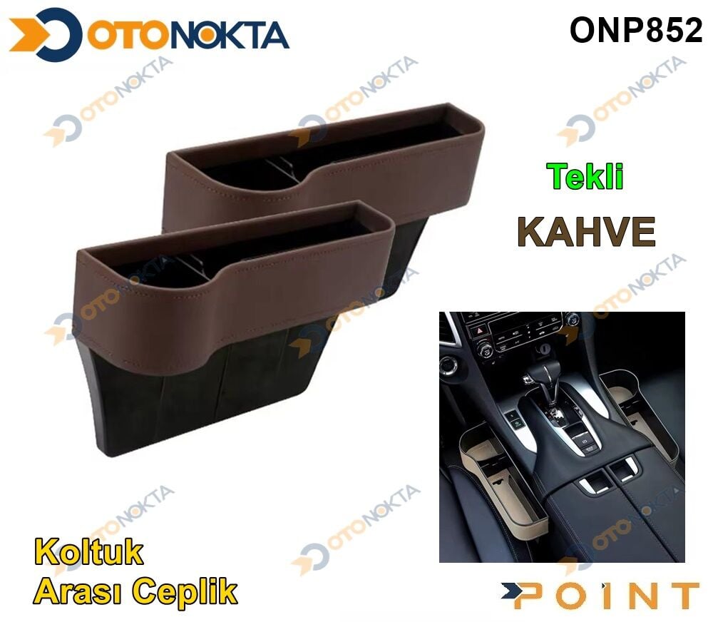 KOLTUK ARASI CEPLİK PLASTİK KAHVE  İTHAL POİNT