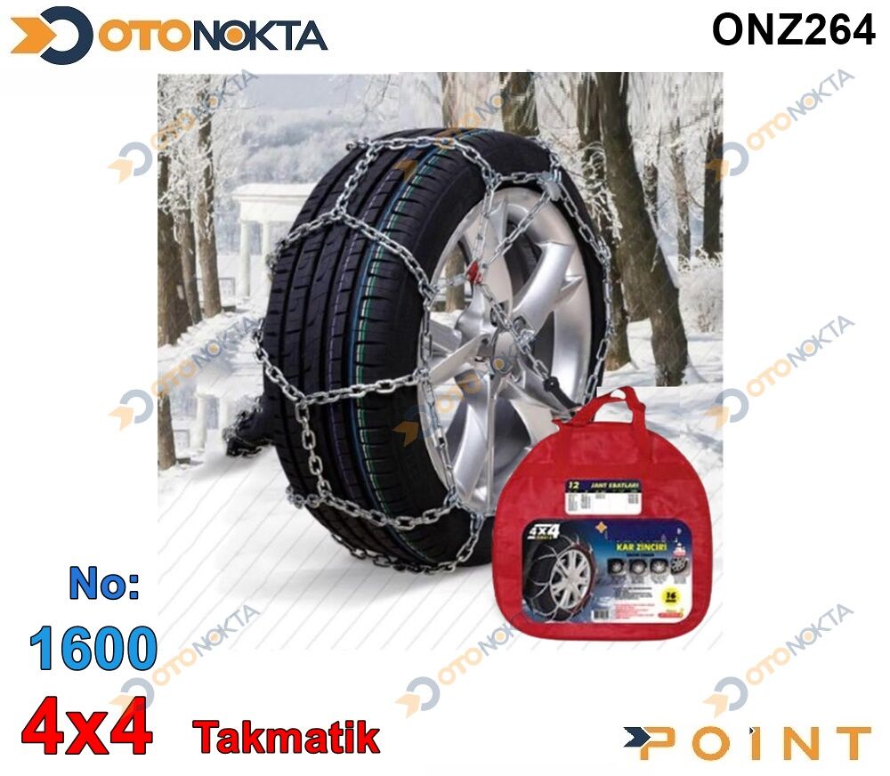 KAR ZİNCİRİ TAKMATİK 4X4 NO:1600 BAŞ ZİNCİR KNK