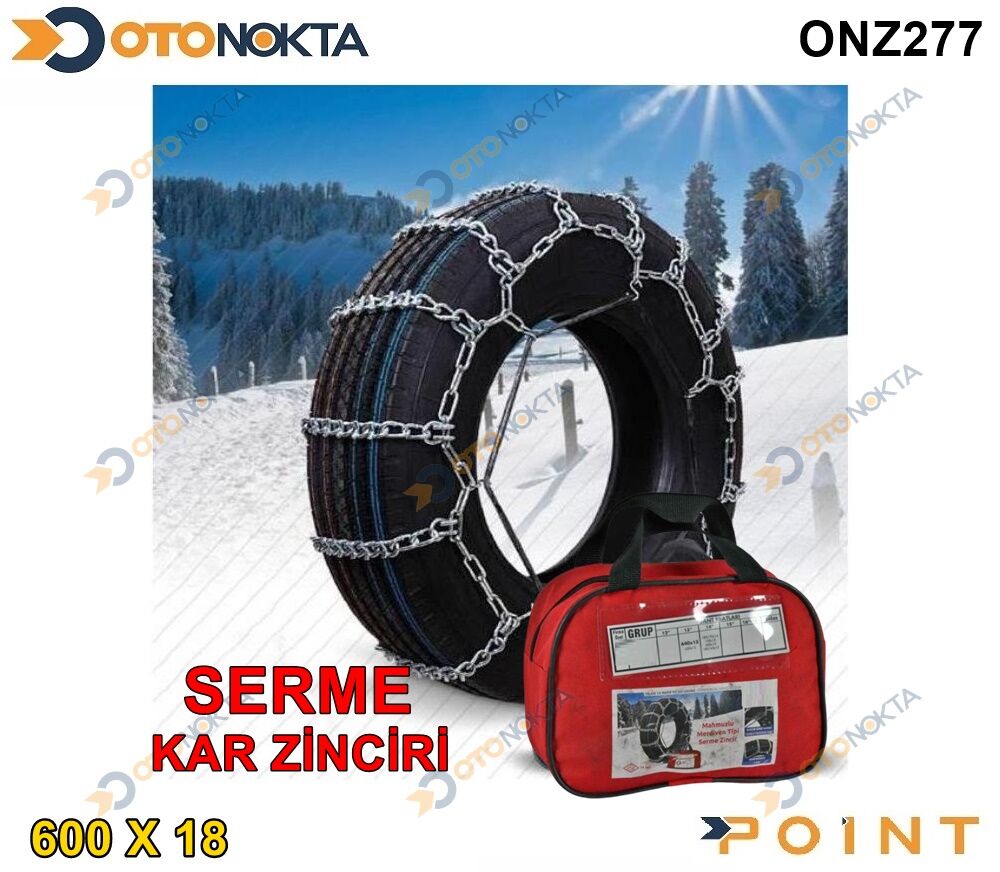 KAR ZİNCİRİ SERME 600X18 (KOD:210)BAŞ ZİNCİR KNK