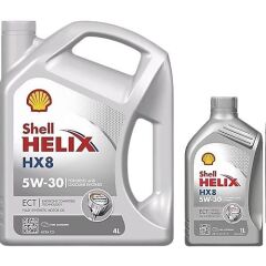 SHELL Helix Hx8 ECT 5W30 Motor Yağı 5 Lt (2025 Üretim)