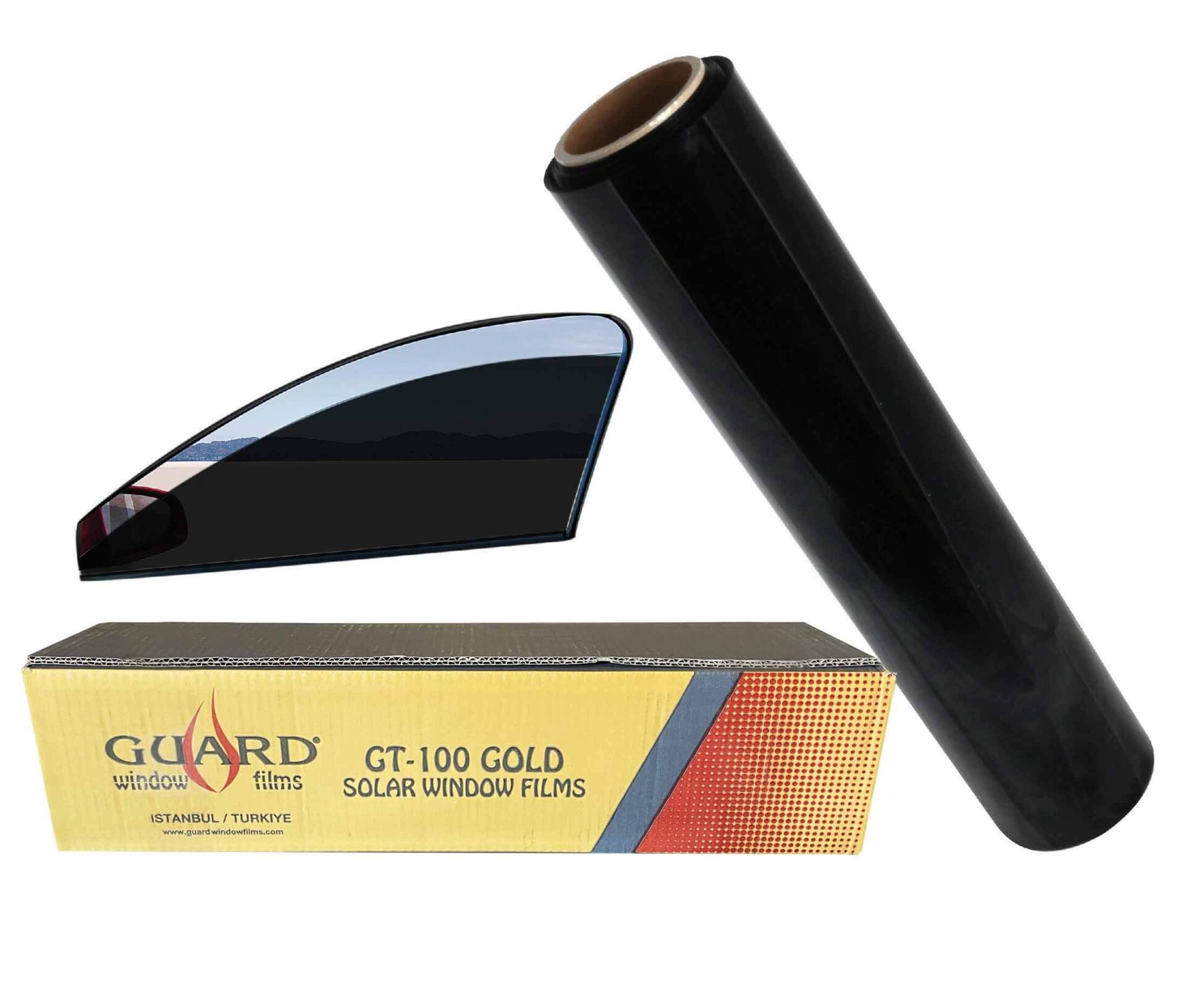 ÇİZİLMEZ CAM FİLMİ 100 CMx60 METRE S. DARK BLACK % 05