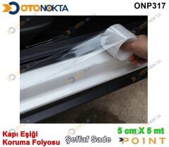 KAPI EŞİĞİ KORUMA FOLYOSU SADE ŞEFFAF 5 MT POİNT