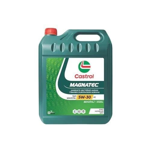 Castrol Magnatec 5W30 A5 Motor Yağı 7 Lt (2025 Üretim)
