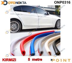 KAPI KORUMA FİTİLİ ŞERİT 5 METRE KIRMIZI POİNT