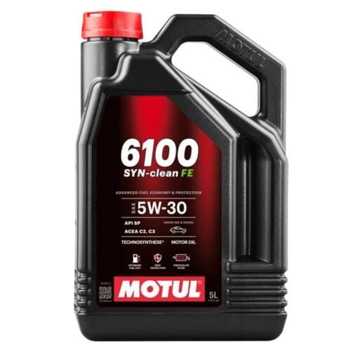 Motul 6100 Syn-Clean FE 5W30 Motor Yağı 5 Lt (2025 Üretim)