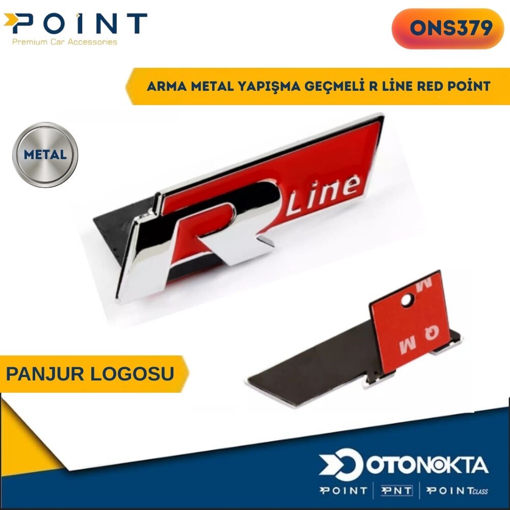 ARMA METAL YAPIŞMA GEÇMELİ R LİNE RED POİNT