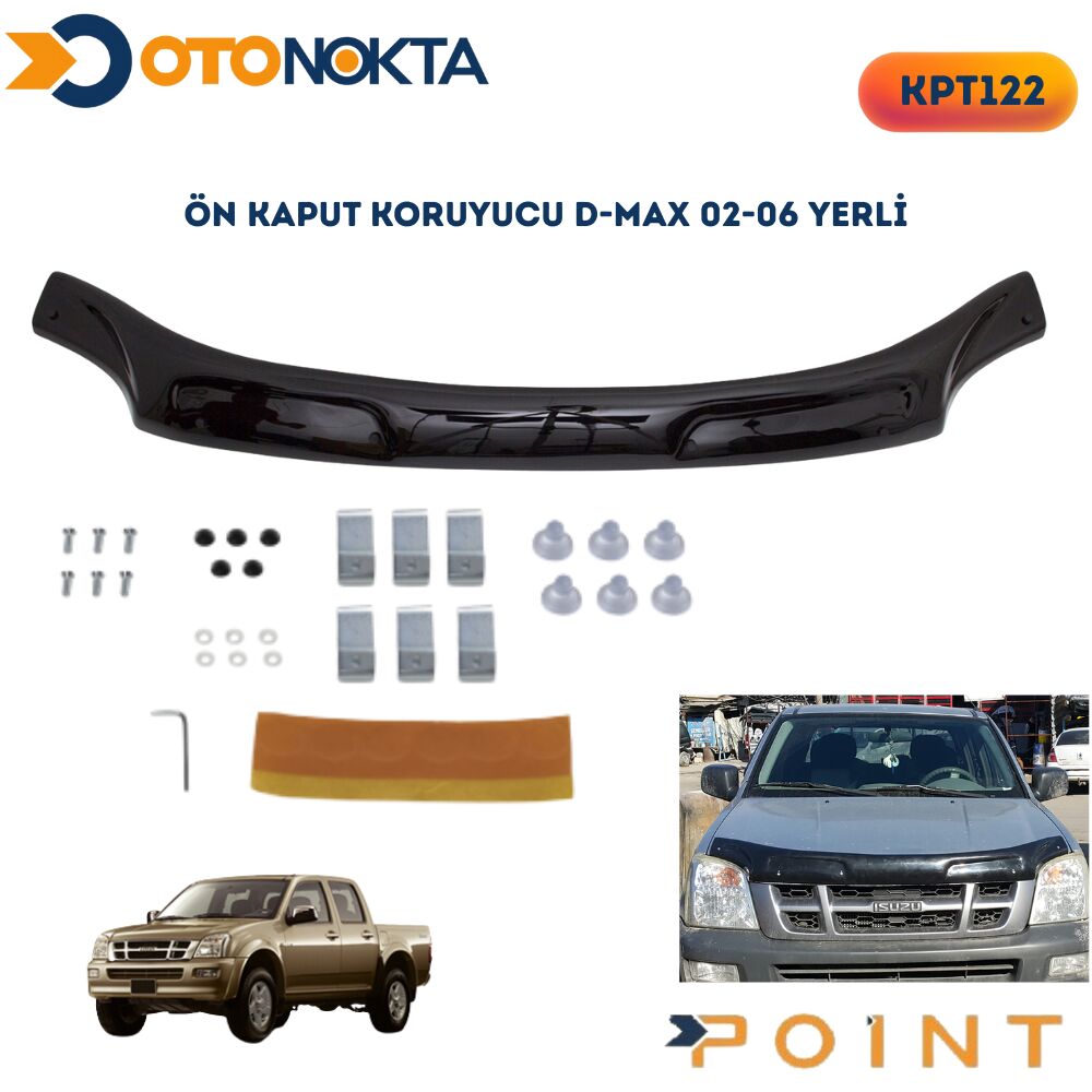 ÖN KAPUT KORUYUCU D-MAX 02-06 YERLİ