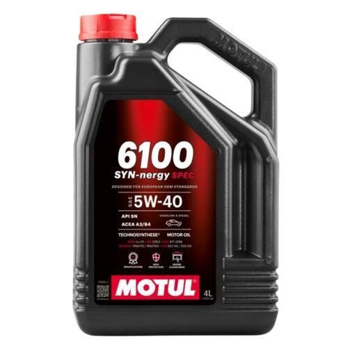Motul 6100 Syn-Nergy Spec 5W40 Motor Yağı 4 Lt (2025 Üretim)