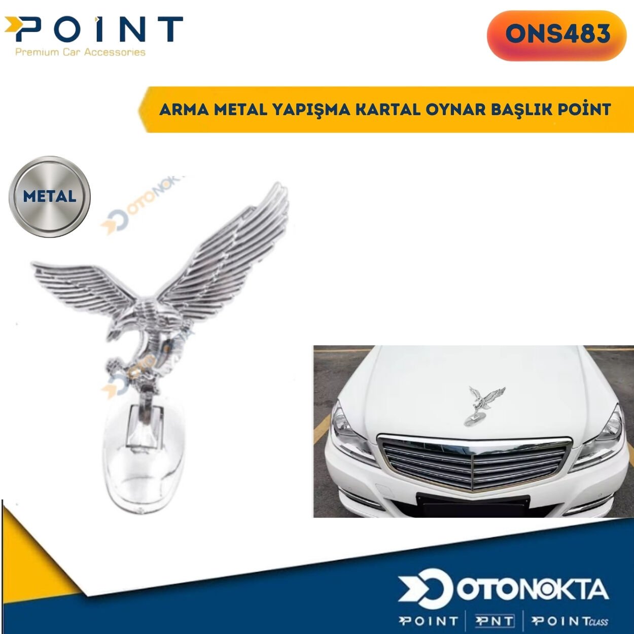 ARMA METAL YAPIŞMA KARTAL OYNAR BAŞLIK POİNT