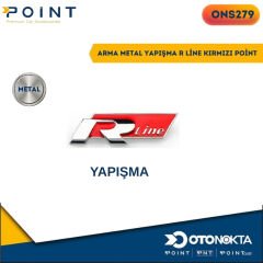 ARMA METAL YAPIŞMA   R LİNE KIRMIZI POİNT