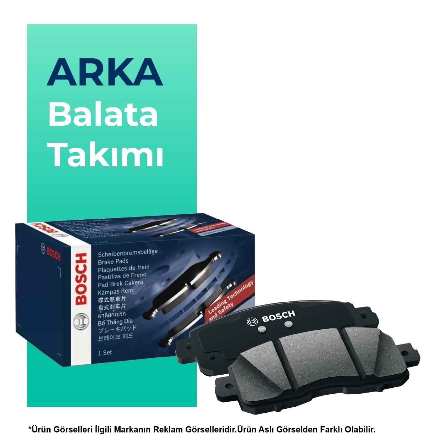 BOSCH Mercedes ML Serisi Arka Fren Balata Takımı (2005-2011)
