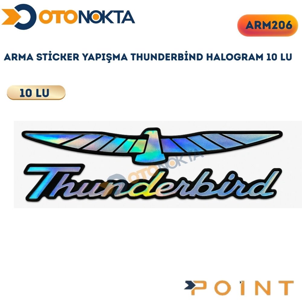 ARMA STİCKER YAPIŞMA THUNDERBİND HALOGRAM 10 LU