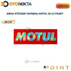 ARMA STİCKER YAPIŞMA MOTUL 10 LU PAKET