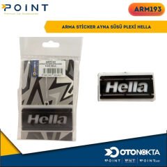 ARMA STİCKER AYNA SÜSÜ PLEXİ HELLA