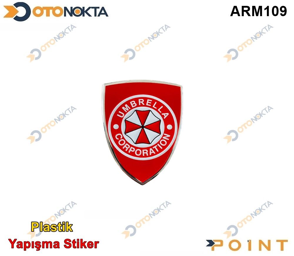 ARMA STİCKER UMBRELLA KALKAN KIRMIZI