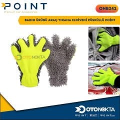 BAKIM ÜRÜNÜ ARAÇ YIKAMA ELDİVENİ PÜSKÜLLÜ POİNT