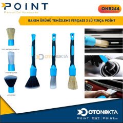 BAKIM ÜRÜNÜ TEMİZLEME FIRÇASI 3 LÜ FIRÇA POİNT