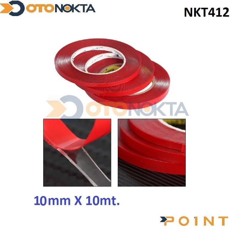 ÇİFT TARAFLI BANT SİLİKON 10MM X 10 METRE