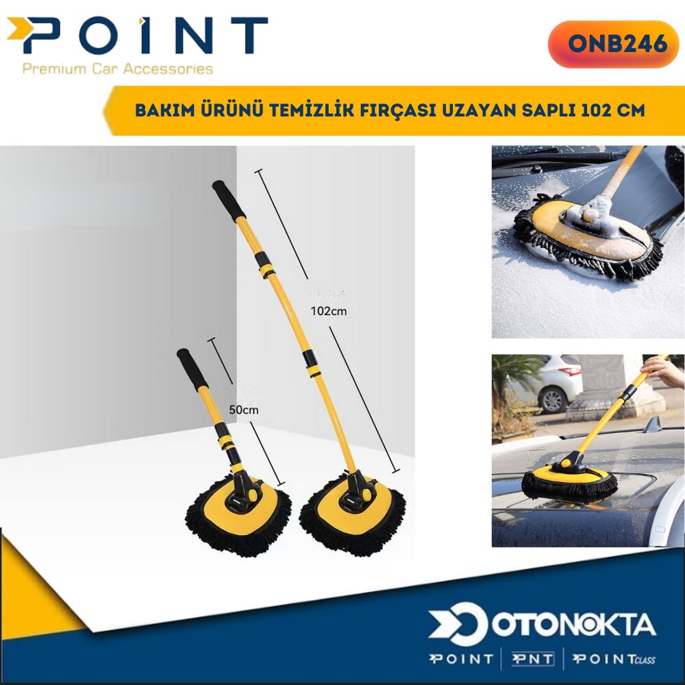 BAKIM ÜRÜNÜ TEMİZLİK FIRÇASI UZAYAN SAPLI 102 CM