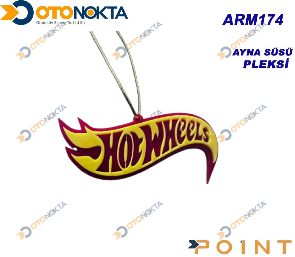 ARMA STİCKER AYNA SÜSÜ PLEXİ HOT WHEELS