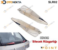 SİLECEK RÜZGARLIĞI KROM RENK KROM PARÇALI