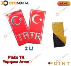 PLAKA ARMASI TR KIRMIZI ALÜMİNYUM