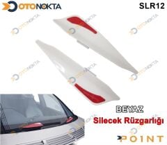 SİLECEK RÜZGARLIĞI BEYAZ RENK KIRMIZI PARÇALI