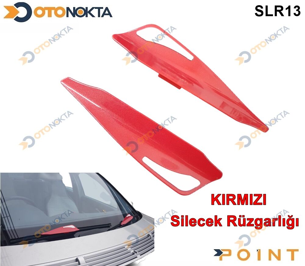 SİLECEK RÜZGARLIĞI KIRMIZI RENK BEYAZ PARÇALI