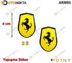 ARMA STİCKER YAPIŞMA FERRARİ SARI