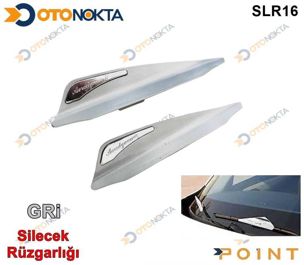 SİLECEK RÜZGARLIĞI GRİ RENK KROM PARÇALI