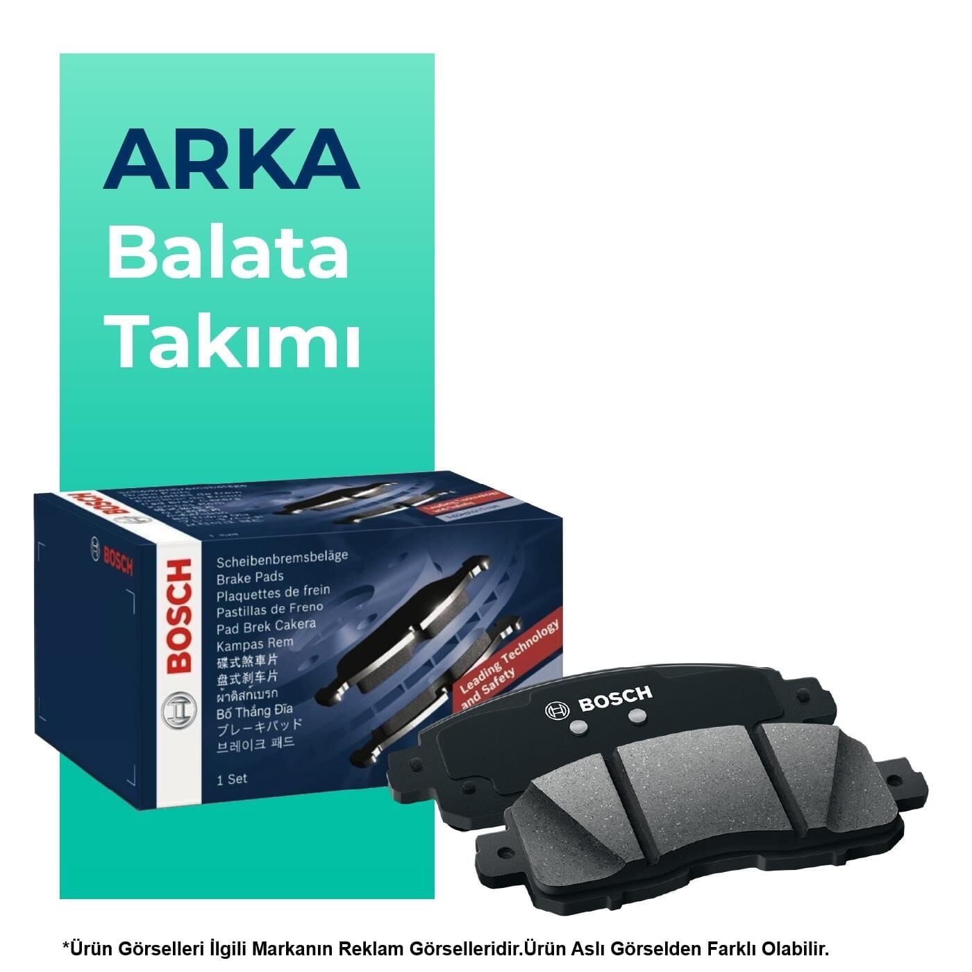 BOSCH Volkswagen Tiguan Arka Fren Balata Takımı (2016-2025)
